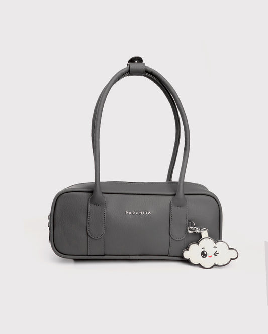 Cartera East west Gris oscuro