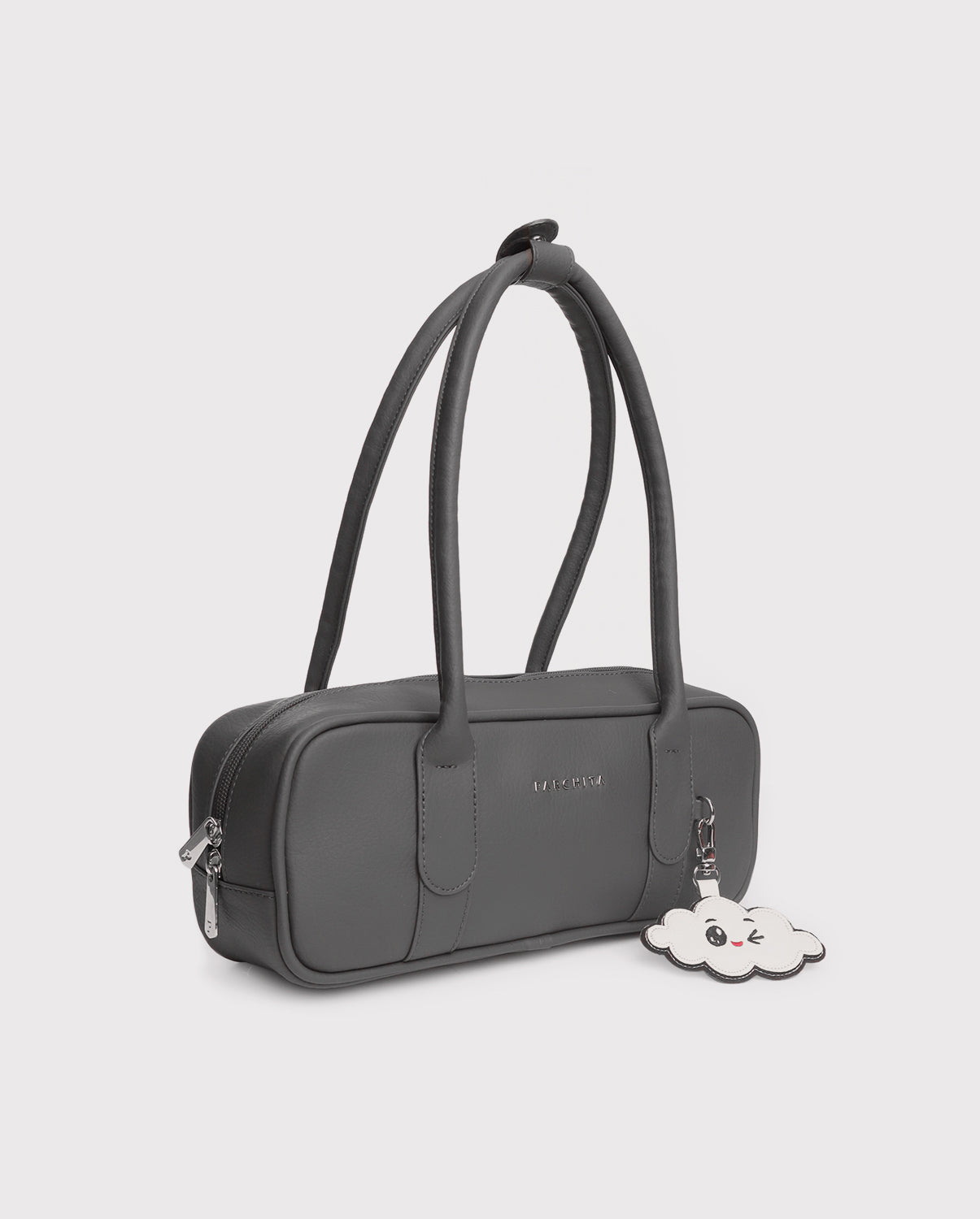 Cartera East west Gris oscuro