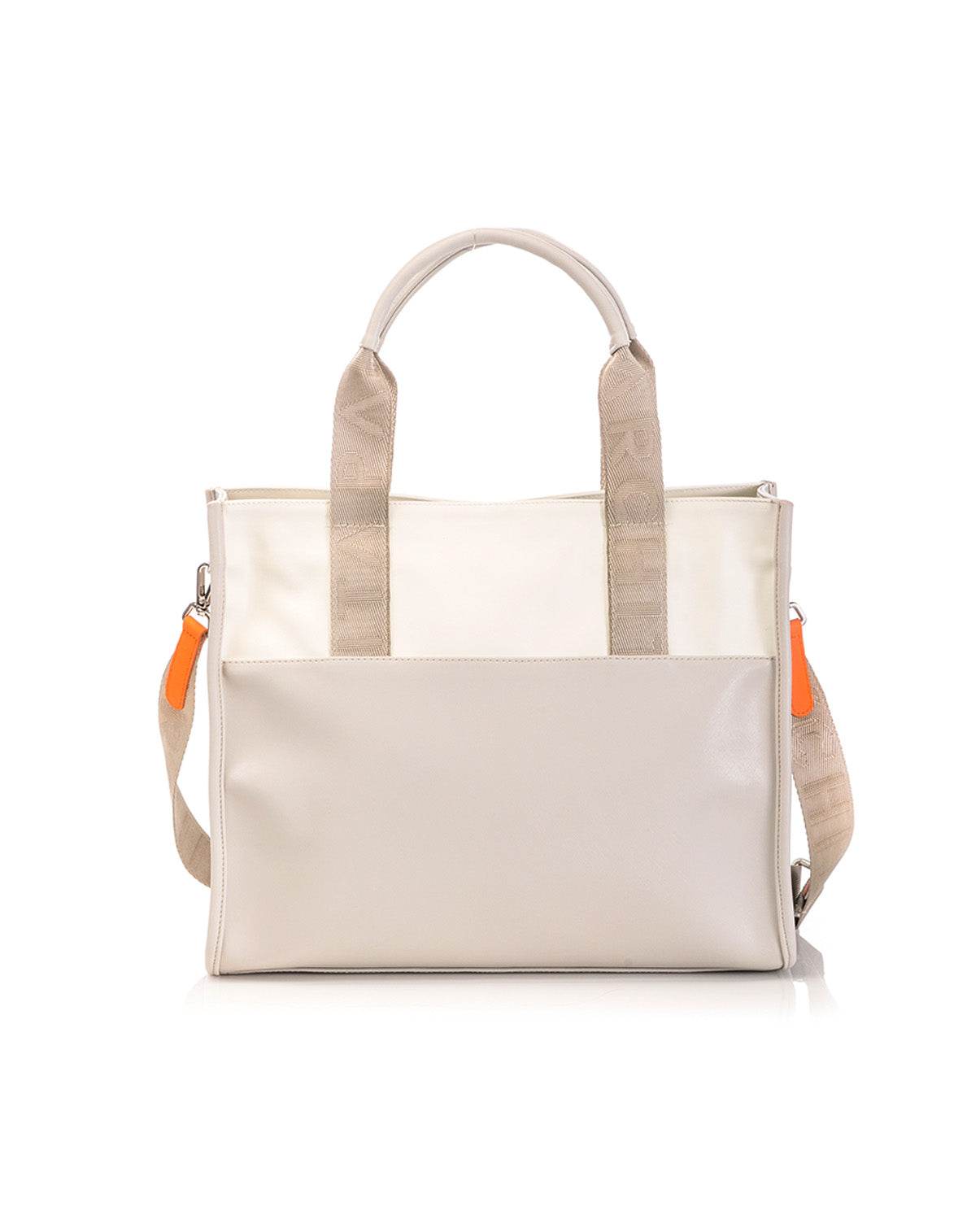 Shopping Clásico Taupe x crema