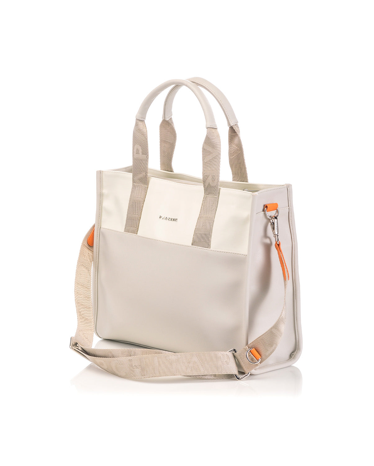 Shopping Clásico Taupe x crema